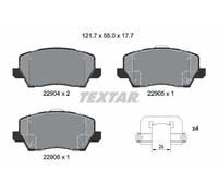 Brake pads 2290401 TEXTAR for KIA PICANTO III