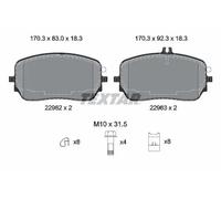 Textar 2296201 Brake Pad Set