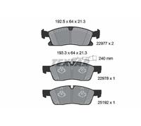 Brake pads 2297701 TEXTAR for MASERATI LEVANTE SUV