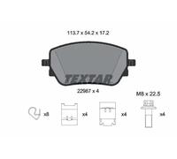 TEXTAR 2298701 Brake pad set