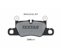 TEXTAR 2299001 Brake pad set