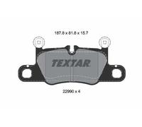 TEXTAR 2299001 Brake pad set