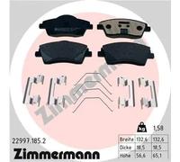 Brake pads 22997.185.2 ZIMMERMANN for VOLVO XC40