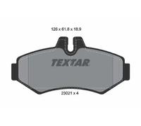 Textar Rear Brake Pads Fits Mercedes-Benz G-Class Sprinter 3-T VW LT Full Set of 4 2302101