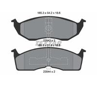 Brake pads 2304301 TEXTAR for CHRYSLER DODGE PLYMOUTH