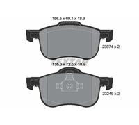 Brake pads 2307401 TEXTAR for VOLVO S80 I XC70 I Cross Country V70 Mk II S60 I