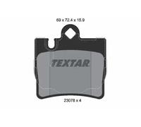 Brake pads 2307881 TEXTAR for MERCEDES-BENZ S-CLASS S-CLASS Coupe