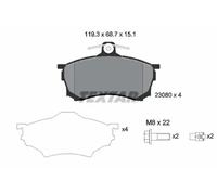 Brake pads 2308001 TEXTAR for MITSUBISHI CARISMA CARISMA Saloon