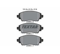 Textar Front Brake Pads fits Toyota Corolla Liftback (_E11_) 2308801