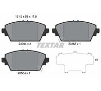 Textar Brake Pads Set 2309401 Front - Genuine OE - Full Set of 4 - 45022S1AE00/01/02