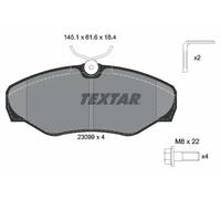 Brake Pads Set 2309902 Front Textar 4106000Q1F 4106000QAE 1605198 1605215