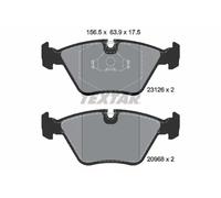 Textar Front Brake Pads fits Jaguar Daimler XJ XJSC XK8 40/81 Vanden Plas