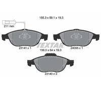 TEXTAR 2314101 Brake pad set