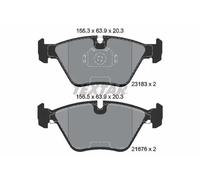 Brake pads 2318302 TEXTAR for BMW WIESMANN MG