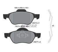 Brake pads 2321502 TEXTAR for RENAULT WIND LAGUNA II LAGUNA II Sport Tourer