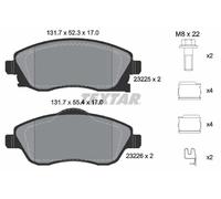 For Vauxhall Genuine OE Textar Brake Pads Full Set Of 4 Front 2322501
