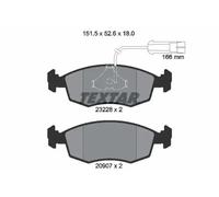 Fits TEXTAR 2322702 BRAKE PAD SET, DISC BRAKE DE Stock