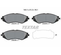 TEXTAR 2323401 Brake pad set