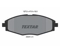 Textar 2324102 Front Disc Brake Pad Set Fits Chevrolet Daewoo