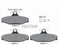 Brake pads 2324201 TEXTAR for SSANGYONG PONTIAC DAEWOO CHEVROLET