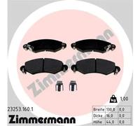 ZIMMERMANN 23253.160.1 Brake pad set