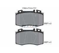 FRONT BRAKE PADS SET for MERCEDES BENZ
