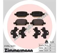 ZIMMERMANN 23284.140.1 Brake pad set