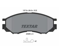 Textar Front Brake Pads - Fits Mitsubishi L400/L200/L300/Delica/Space Gear - Full Set of 4 2329002