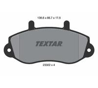Textar Front Disc Brake Pads 2330201 – Genuine OE – Renault Master, Opel Movano, Vauxhall – Set of 4