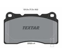 For Ford Tesla Genuine OE Textar Brake Pads Full Set Of 4 Front / Rear 2332501