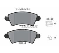 TEXTAR 2333201 Brake pad set