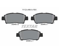 Brake pads 2334803 TEXTAR for TOYOTA YARIS/VITZ