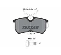 Brake pads 2335301 TEXTAR for FORD FOCUS I FOCUS I Saloon FOCUS I Turnier