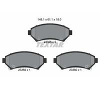 TEXTAR 2335801 Brake pad set
