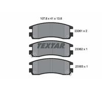 Brake pads 2336101 TEXTAR for OPEL PONTIAC CHEVROLET BUICK MEGA CADILLAC