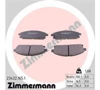 BRAKE PAD SET DISC BRAKE 23422.165.1 FOR INFINITI NISSAN TERRANO/II X-TRAIL 6cyl