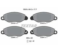 Brake pads 2343401 TEXTAR for FORD TRANSIT Bus TRANSIT Van TRANSIT TOURNEO Bus