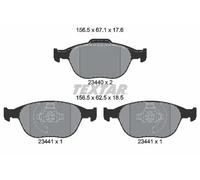 Textar Front Brake Pads fits Ford Transit Connect Focus Tourneo 2344004