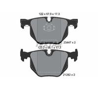 Textar Brake Pads 2344702 – Genuine OE Rear Full Set of 4 for BMW 7 Series (E65/E66/E67)