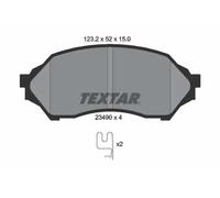 BRAKE PAD SET DISC BRAKE 2349002 FOR FORD AUSTRALIA FORD ASIA & OCEANIA 1.6L