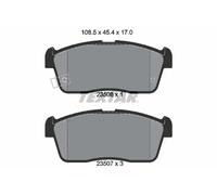Brake pads 2350801 TEXTAR for SUZUKI NISSAN