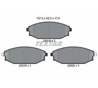 TEXTAR 2351801 Brake Pads Set Front for Galloper