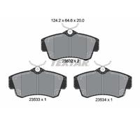 Textar 2353202 Front Axle Disc Brake Pad Set Fits Chrysler