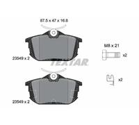 Brake Pads Set Rear Textar 2354901 33456781 AY040TY035 PW890084 4544201020