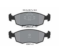 TEXTAR 2355202 Brake pad set
