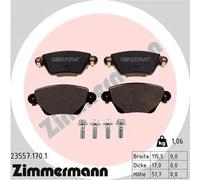 ZIMMERMANN 23557.170.1 Brake pad set
