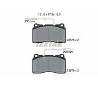 Brake pads 2357501 TEXTAR for PEUGEOT CITROËN FIAT