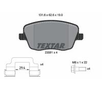 Brake Pad Set Textar 2358101 Fits Seat Skoda VW Fabia Ibiza Polo Roomster