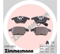 Brake pads 23587.200.1 ZIMMERMANN for VW SEAT SKODA AUDI