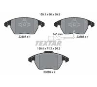 Brake pads 2358701 TEXTAR for SKODA VW AUDI SEAT